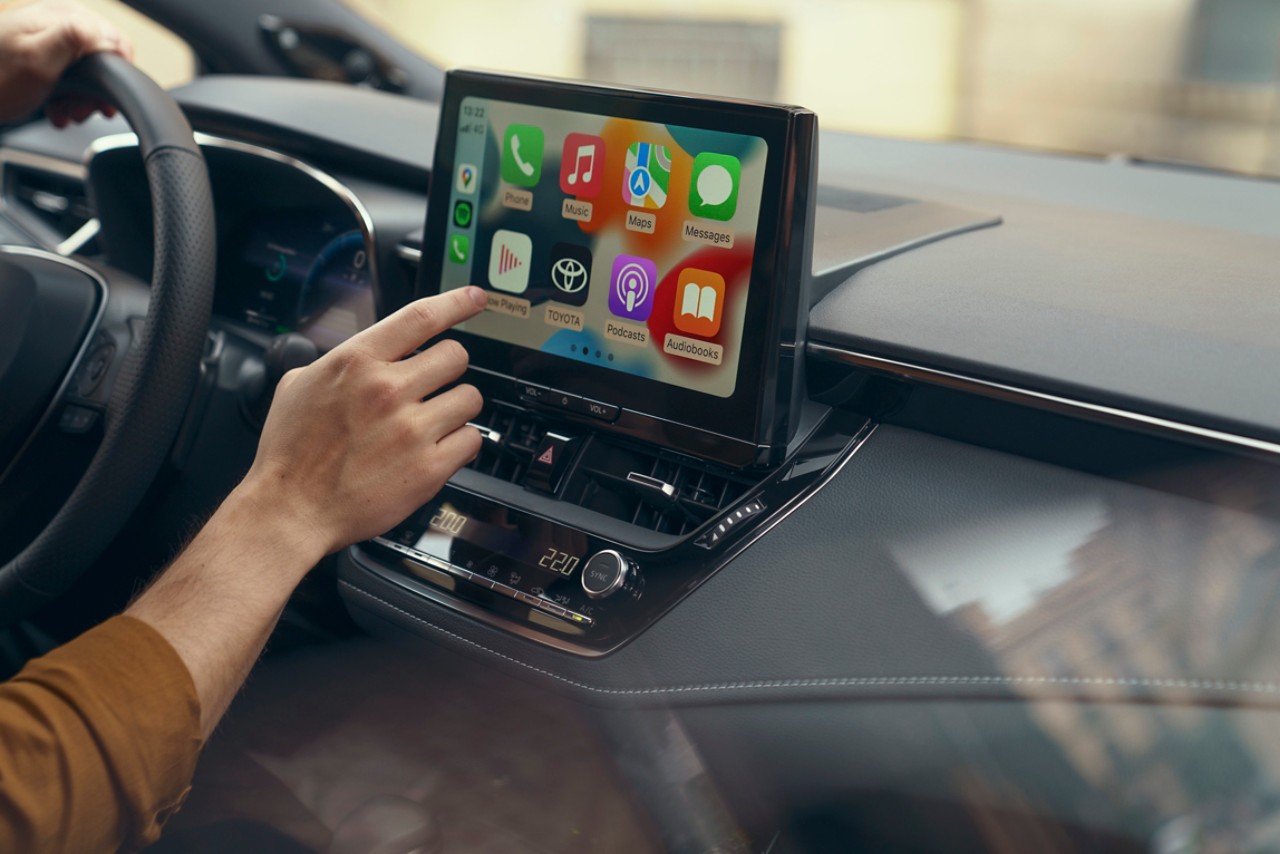 10.5” multimedie touchskærm i Corolla Hatchback