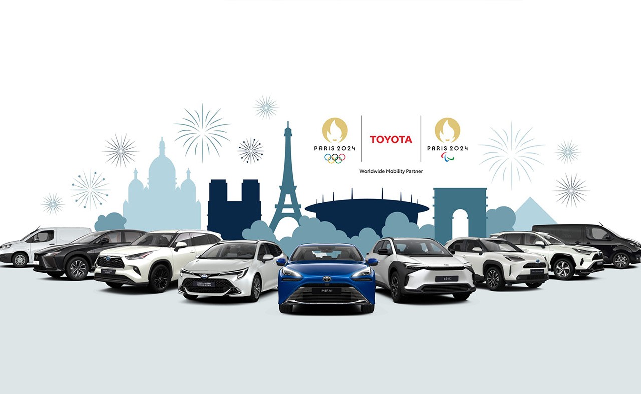 Toyota flåde til Paris 2024